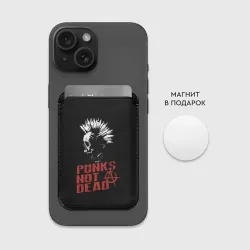 Картхолдер Magsafe магнитный Punk's Not Dead Панк - фото 2