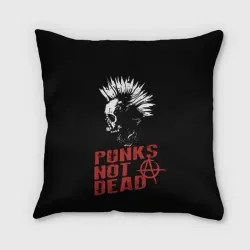 Подушка 3D Punk's Not Dead Панк