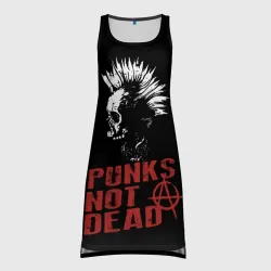 Платье-майка 3D Punk's Not Dead Панк