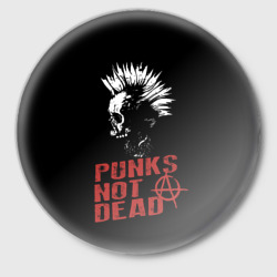 Значок Punk's Not Dead Панк