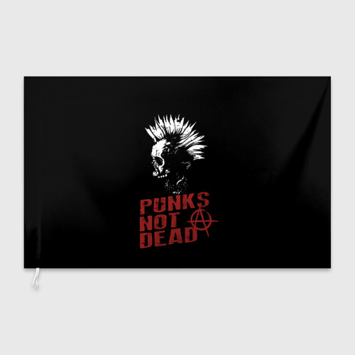 Флаг 3D Punk's Not Dead Панк - фото 3