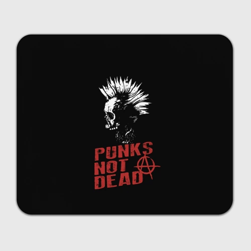 Прямоугольный коврик для мышки Punk's Not Dead Панк