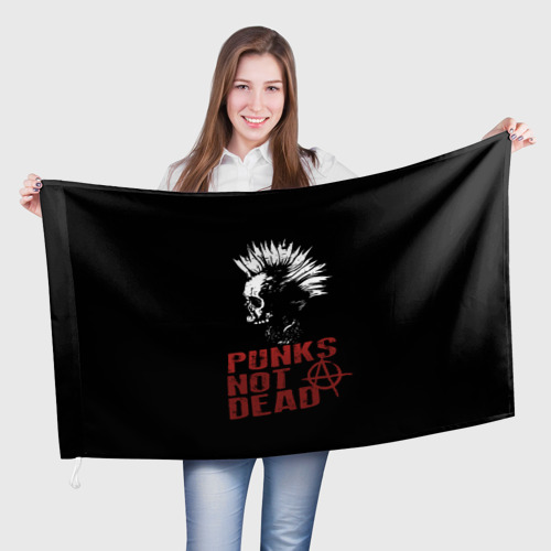 Флаг 3D Punk's Not Dead Панк
