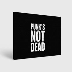 Холст прямоугольный Punk's not dead Панки Живы