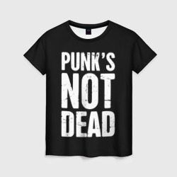 Женская футболка 3D Punk's not dead Панки Живы