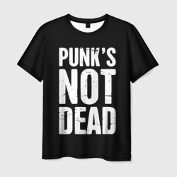 Мужская футболка 3D Punk's not dead Панки Живы