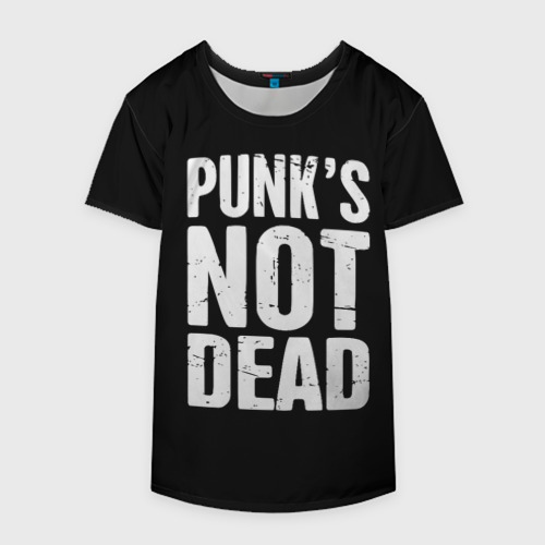 Накидка на куртку 3D Punk's not dead Панки Живы, цвет 3D печать - фото 4