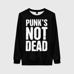 Женский свитшот 3D Punk's not dead Панки Живы