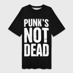 Платье-футболка 3D Punk's not dead Панки Живы