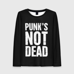 Женский лонгслив 3D Punk's not dead Панки Живы