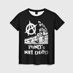 Женская футболка 3D Анархист (Панк)
