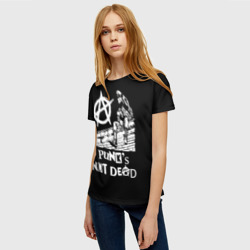 Женская футболка 3D Анархист Панк - фото 2