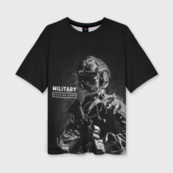 Женская футболка oversize 3D Military RA