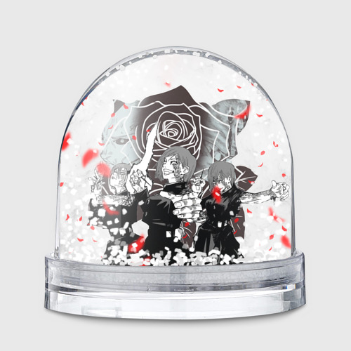 Игрушка Снежный шар с принтом Кугисаки Магическая битва, вид спереди №1