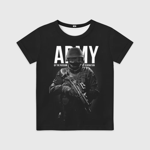 Детская футболка 3D Army. RF