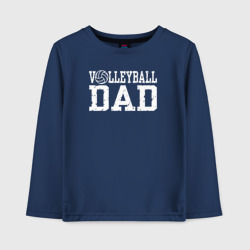 Детский лонгслив хлопок Volleyball Dad папа волейболист