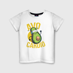 Avo cardio – Детская футболка хлопок с принтом купить со скидкой в -20%