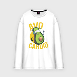 Женский лонгслив oversize хлопок Avo cardio