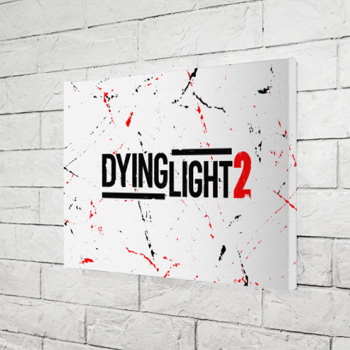 Холст прямоугольный Dying light 2 Stay Human, цвет 3D печать - фото 3