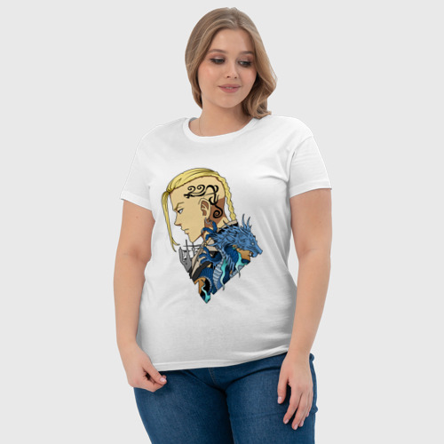 Женская футболка хлопок с принтом ДРАКЕН | ТОКИЙСКИЕ МСТИТЕЛИ | ТОСВА, фото #4