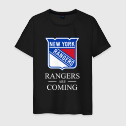 Мужская футболка хлопок Rangers are coming, Нью Йорк Рейнджерс, New York Rangers
