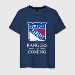 Мужская футболка хлопок Rangers are coming, Нью Йорк Рейнджерс, New York Rangers