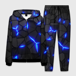 Cyberpunk броня синяя сталь текстура – Мужской костюм 3D с принтом купить со скидкой в -21%