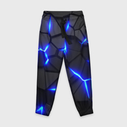 Cyberpunk броня синяя сталь текстура – Детские брюки 3D с принтом купить