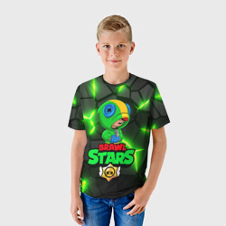 Детская футболка 3D Леон - браво старс Brawl Stars - фото 2