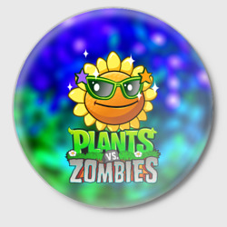 Значок Plants vs Zombies подсолнух