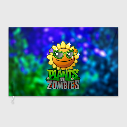 Флаг 3D Plants vs Zombies подсолнух - фото 3