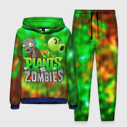 Костюм с толстовкой 3D Plants vs Zombies / горохострел и зомби (Мужской)