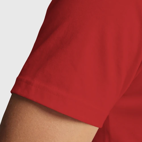 Мужская футболка хлопок с принтом Ремарк Время посидеть дома Омикрон, вид сзади #2