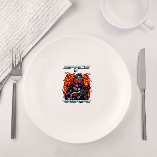 Набор: тарелка + кружка Воин инопланетянин - фото 4