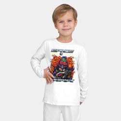 Детская пижама с лонгсливом хлопок Воин инопланетянин - фото 2