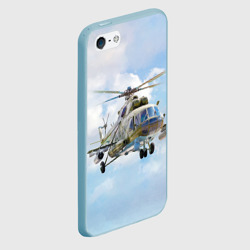 Чехол для iPhone 5/5S матовый Многоцелевой вертолёт МИ-8 - фото 2