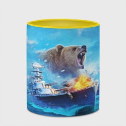 Кружка с полной запечаткой Медведь ВМФ - фото 2