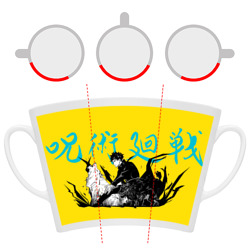 Кружка с принтом Мегуми арт для любого человека, вид спереди №6. Цвет основы: белый