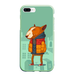 Чехол для iPhone 7Plus/8 Plus матовый Городской пес