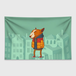 Флаг-баннер Городской пес