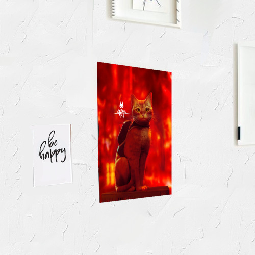 Постер The Stray Кот-бродяга в огненных тонах - фото 3