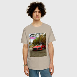 Мужская футболка хлопок Oversize Forza Horizon 5 audi - фото 2