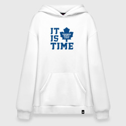 Худи SuperOversize хлопок It is Toronto Maple Leafs Time, Торонто Мейпл Лифс