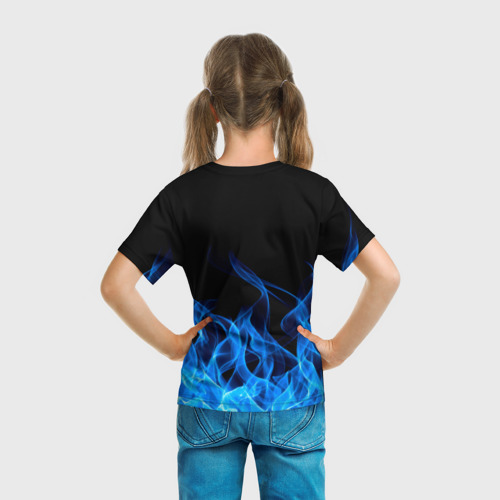Детская футболка 3D Tesla Fire, цвет 3D печать - фото 6