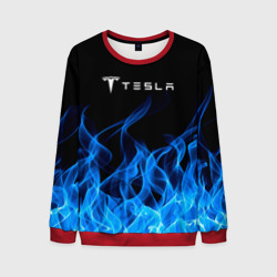 Мужской свитшот 3D Tesla Fire