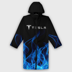 Женский дождевик 3D Tesla Fire