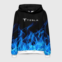 Мужская толстовка 3D Tesla Fire