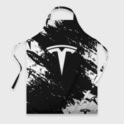 Фартук 3D Tesla logo texture