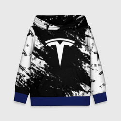 Детская толстовка 3D Tesla logo texture