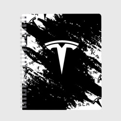 Тетрадь Tesla logo texture